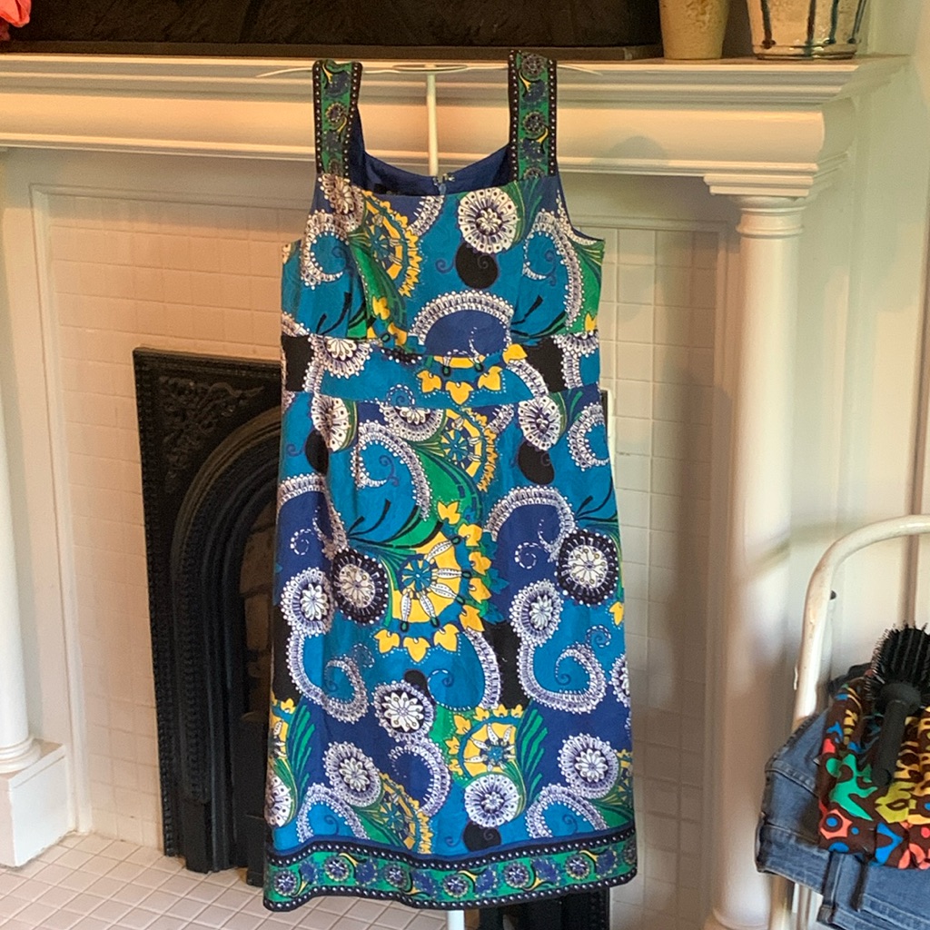 Peck And Peck Fully Lined Wide Strap Dress. Worn About 6x.